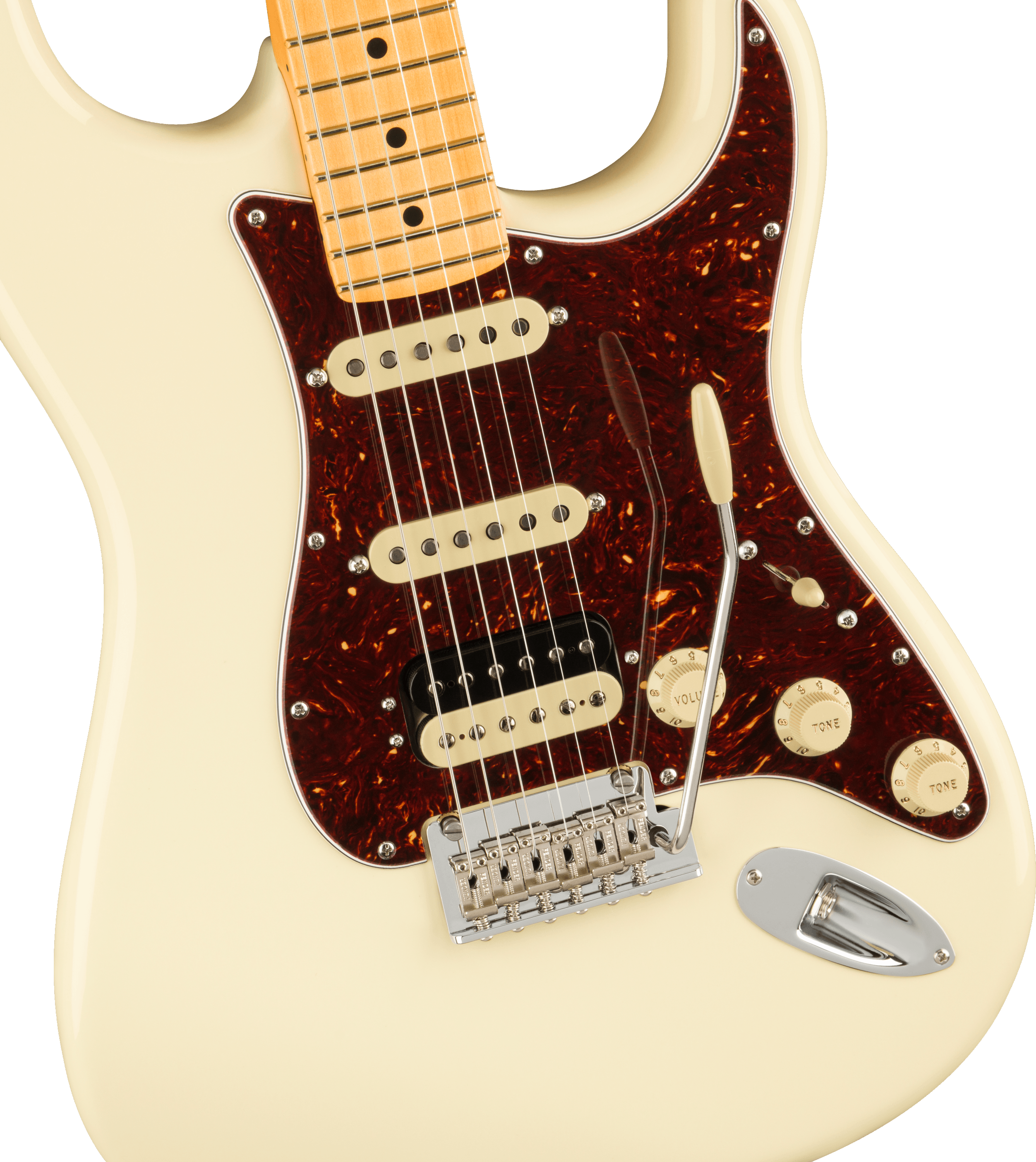FENDER American Professional II Stratocaster® HSS Maple Fingerboard, Olympic White