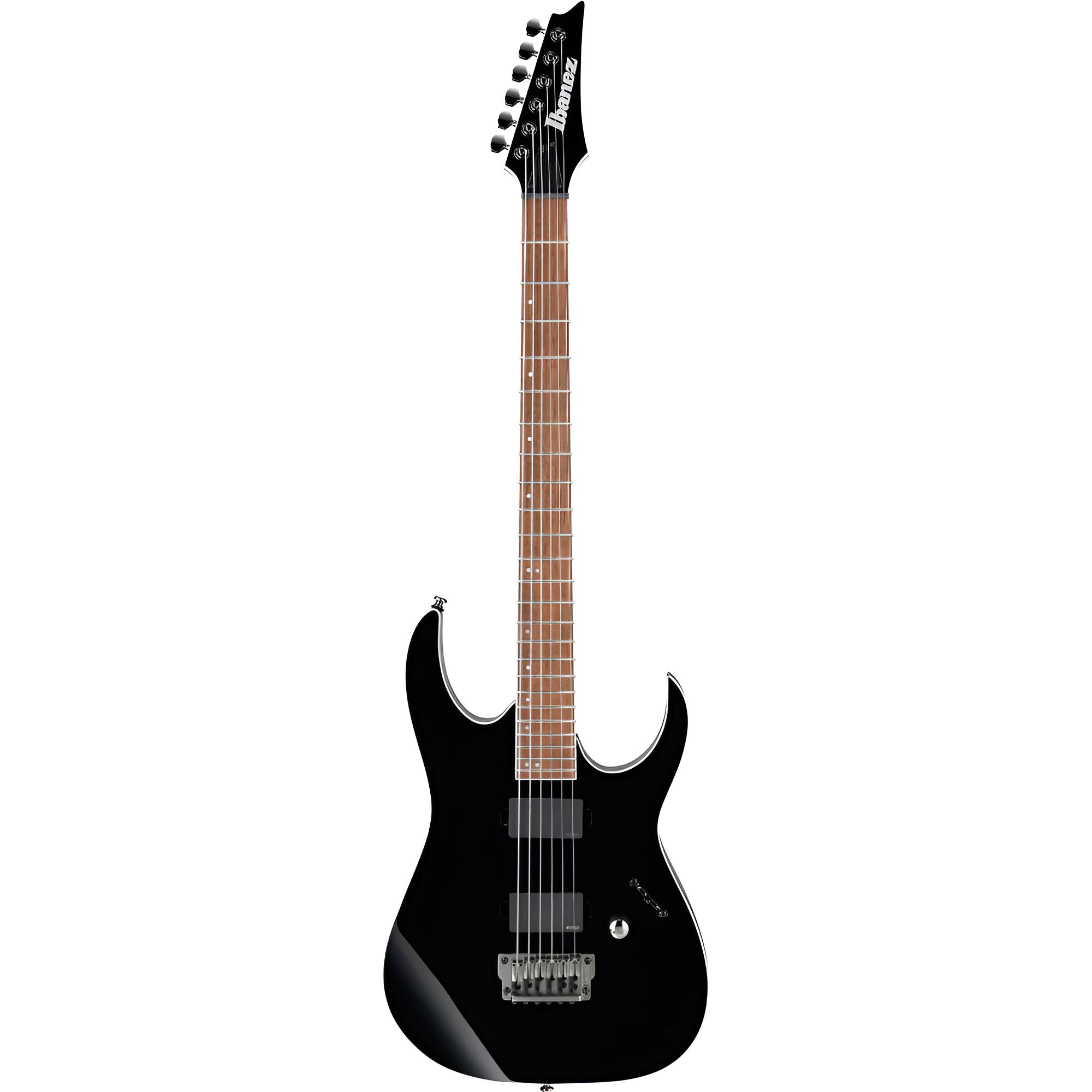 IBANEZ RGIB21-BK Iron Label Black Baritone E-Gitarre B-Stock