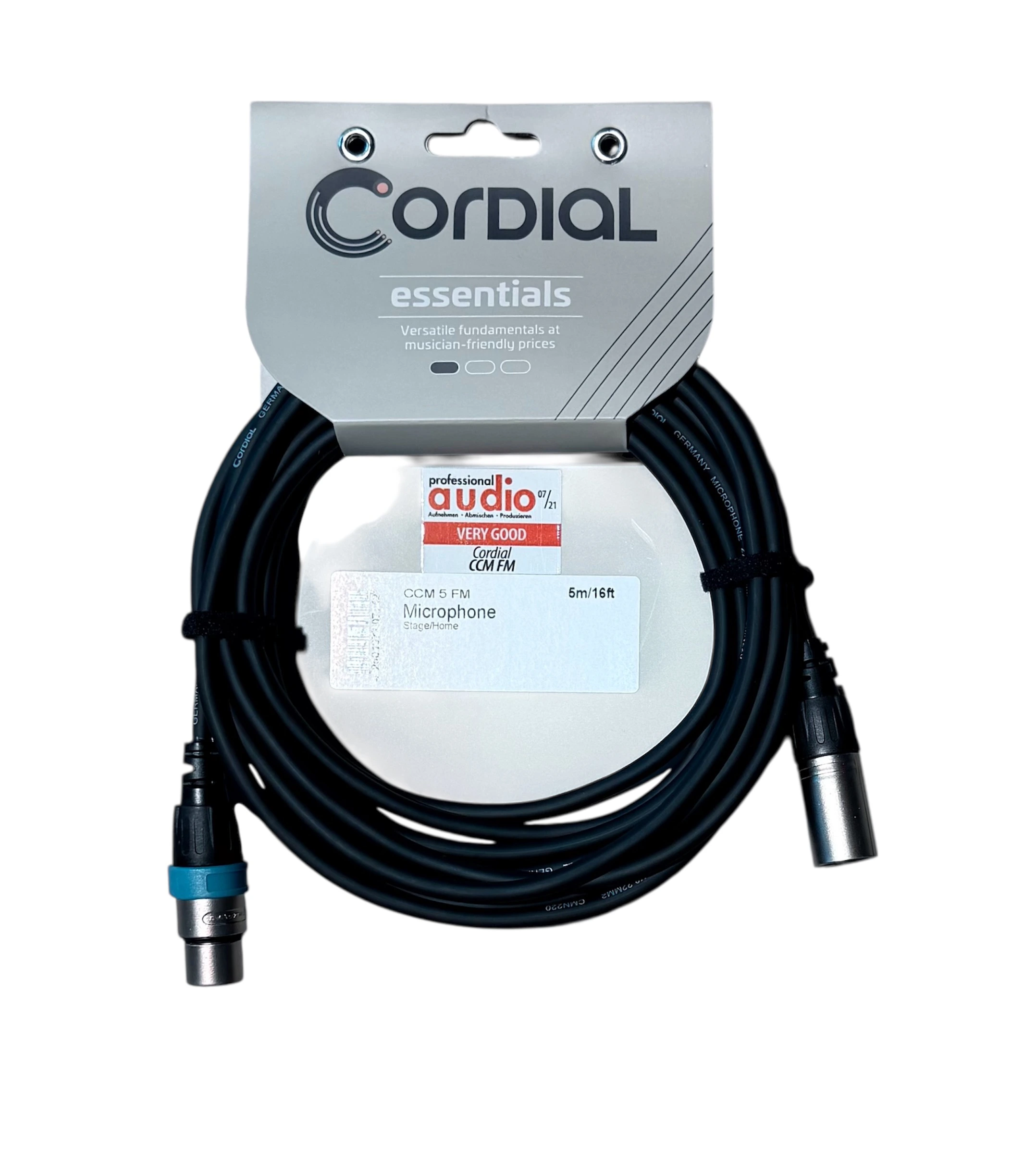 CORDIAL Mikrofonkabel CCM 5 FM 5 m black