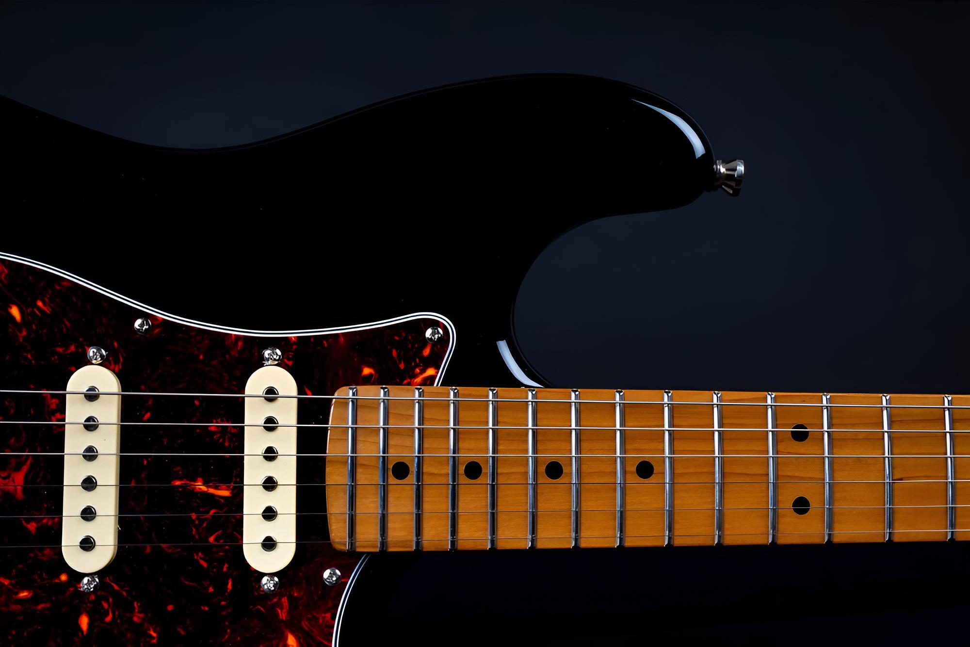 JET Guitars JS300 BK Black E-Gitarre