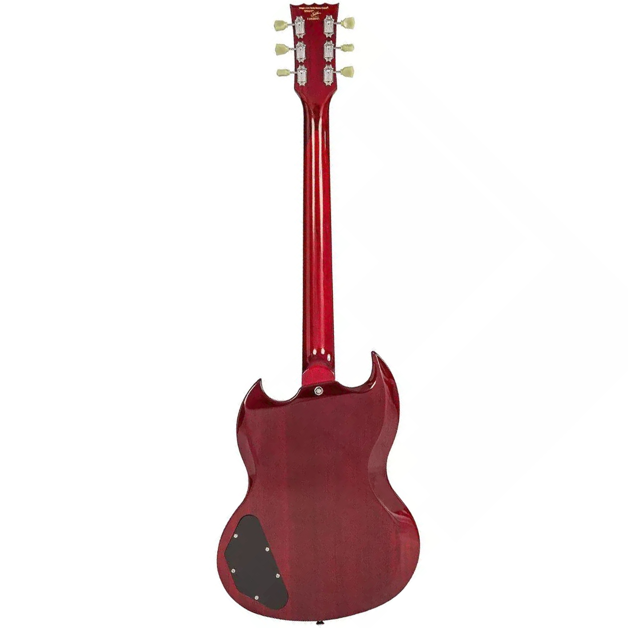 VINTAGE Reissued VS6 Cherry Red SG-Style E-Gitarre