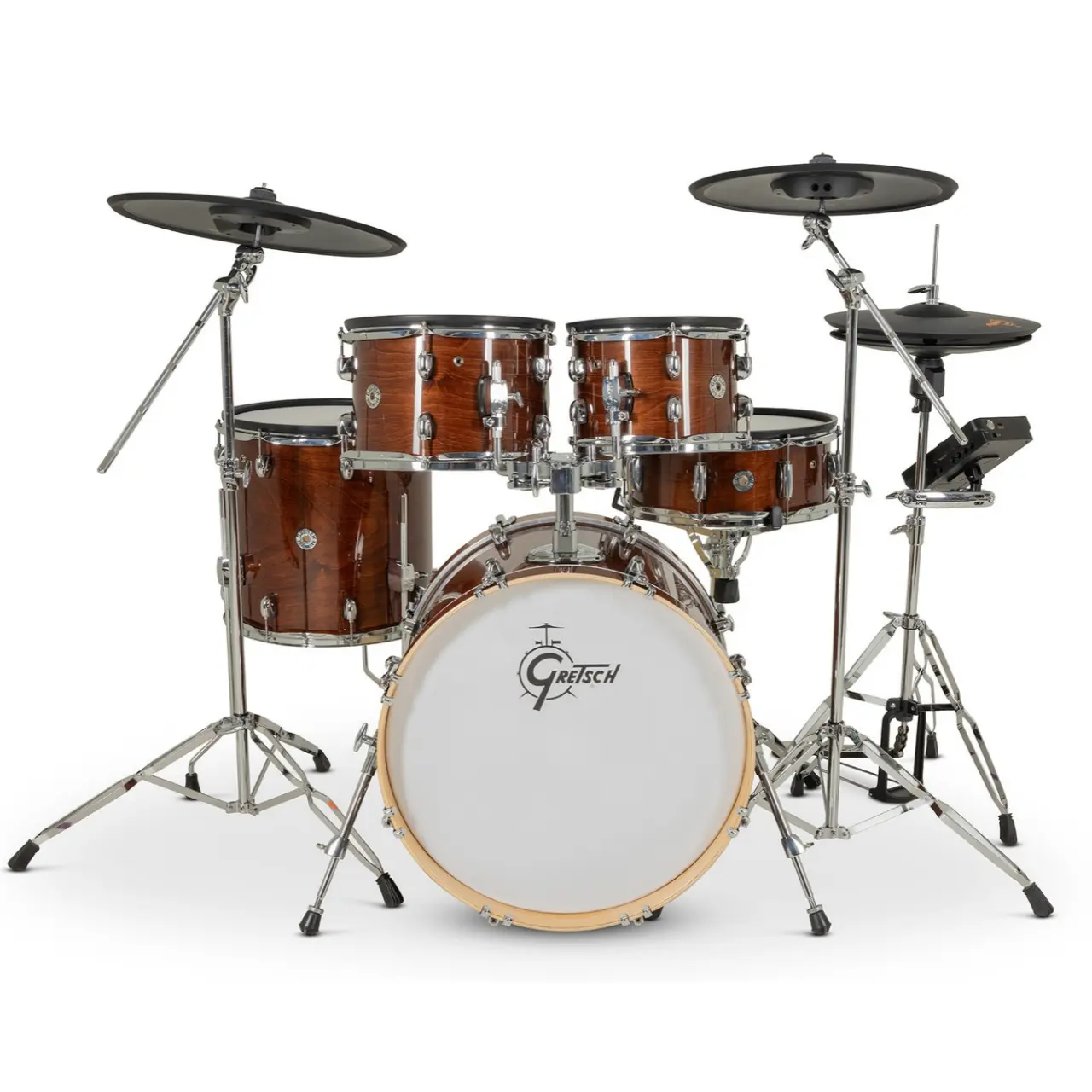 GRETSCH Catalina EVO 5 Piece Kit - Walnut Glaze – E-Drumset