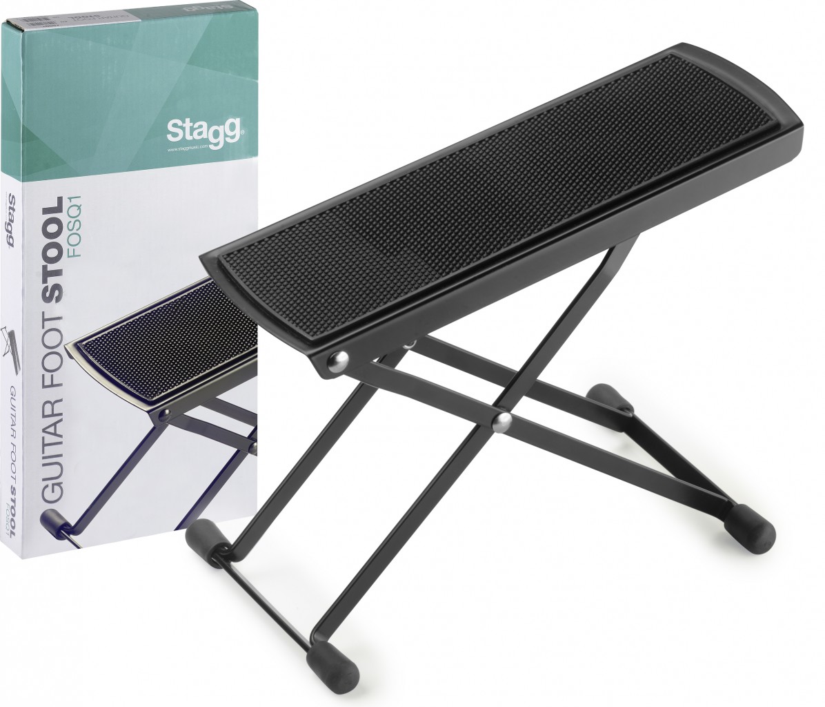 STAGG FOS-Q1 BK Gitarren Fußstütze - Foot Stool 