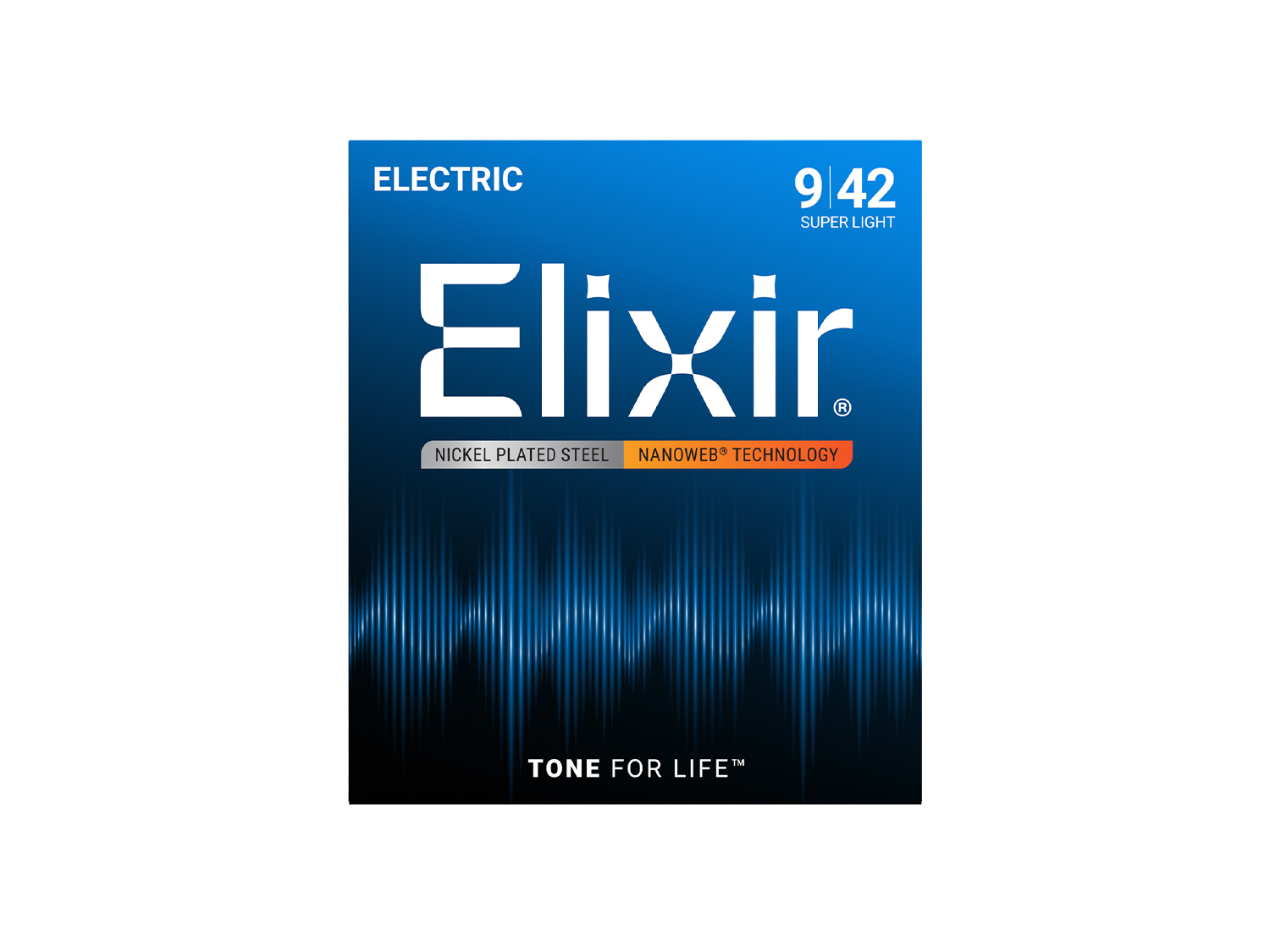 ELIXIR E-Gitarrensaiten Nanoweb. Super Light 09-42 E12002