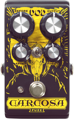 DIGITECH Effektpedal, DOD, Carcosa, Analog Fuzz, True Bypass