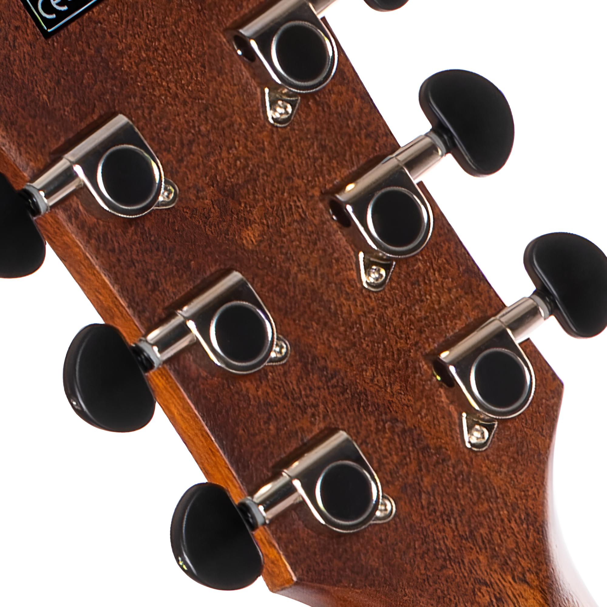 CORT CORE-GA Blackwood Open Pore Light Burst Westerngitarre mit Pickup und Softcase