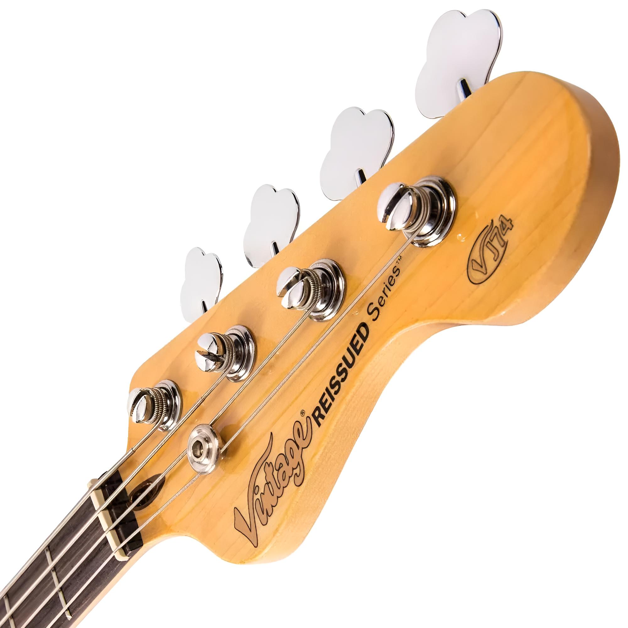 VINTAGE Reissued Bass VJ74BLK