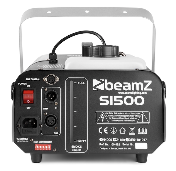 Beamz S1500 Nebelmaschine  back