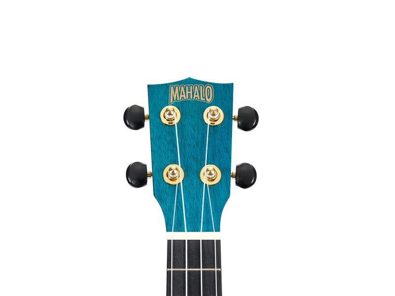 MAHALO MS1-TBU Sopranukulele Slim Line Transparent Blau mit Tasche