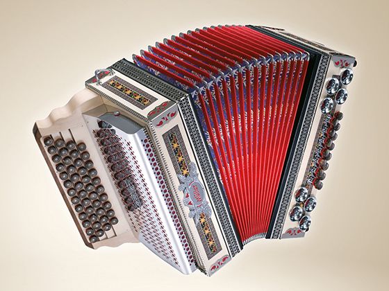 MÜLLER Model "Hermagor" Steirische Harmonika 4-Reihig