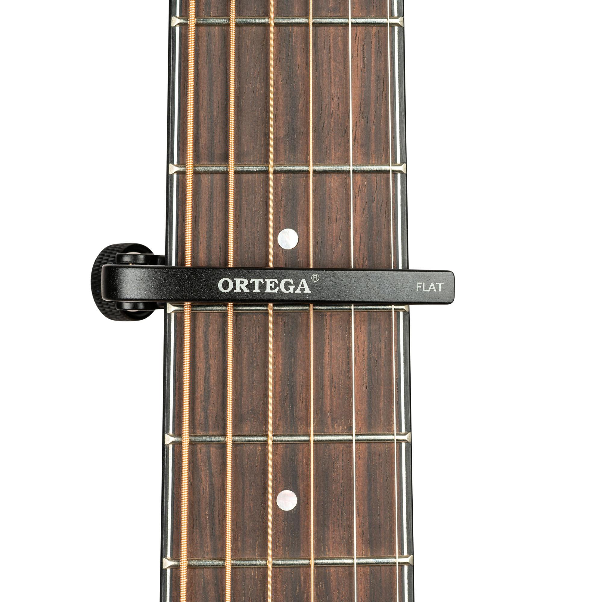 ORTEGA OCAPOPRO-BK Kapodaster Pro Series Flat Capo - Schwarz
