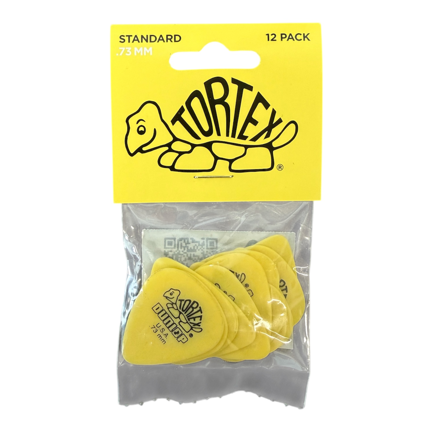 DUNLOP Tortex 0,73 Picks Player's Pack 12 Pack Plektrum Set 0,73 mm