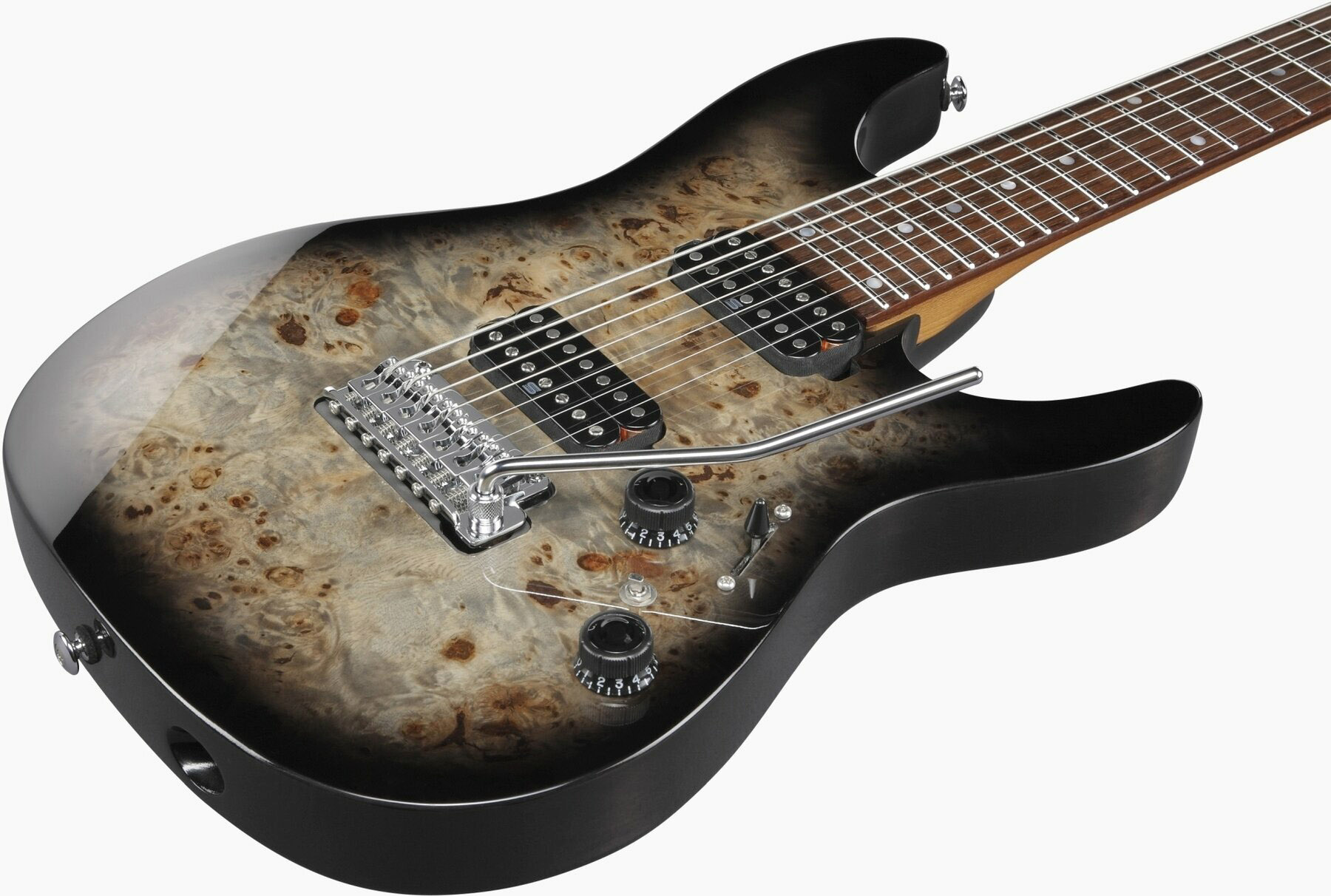IBANEZ AZ427P1PB-CKB Charcoal Black Burst 7-String E-Gitarre
