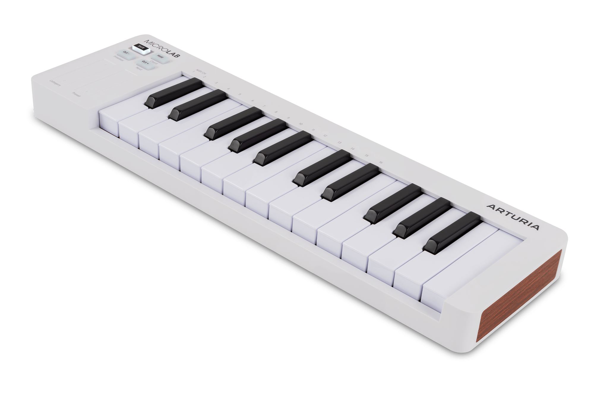ARTURIA MicroLab Mk3 White MIDI Keyboard