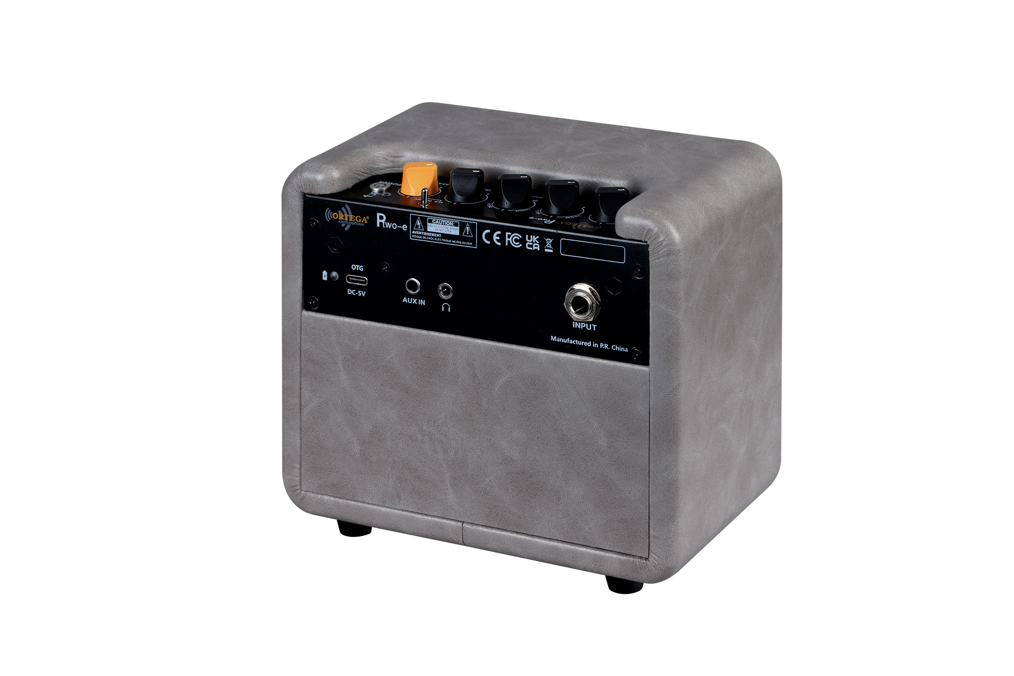 ORTEGA PTWO-E Verstärker für E-Gitarre mit Effekten und Bluetooth – 12 Watt