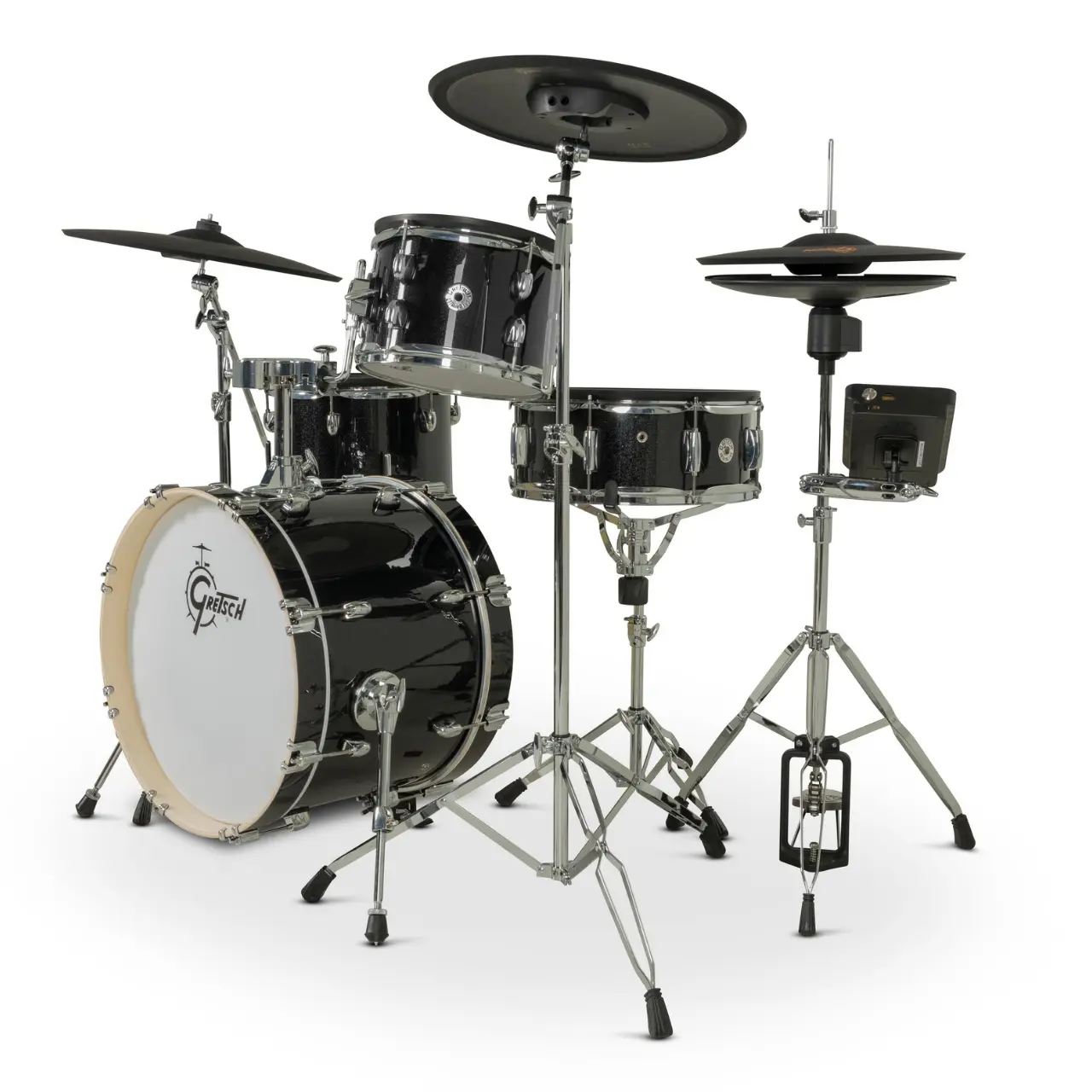 GRETSCH Catalina EVO 4 Piece Kit - Black Sparkle - E-Drumset