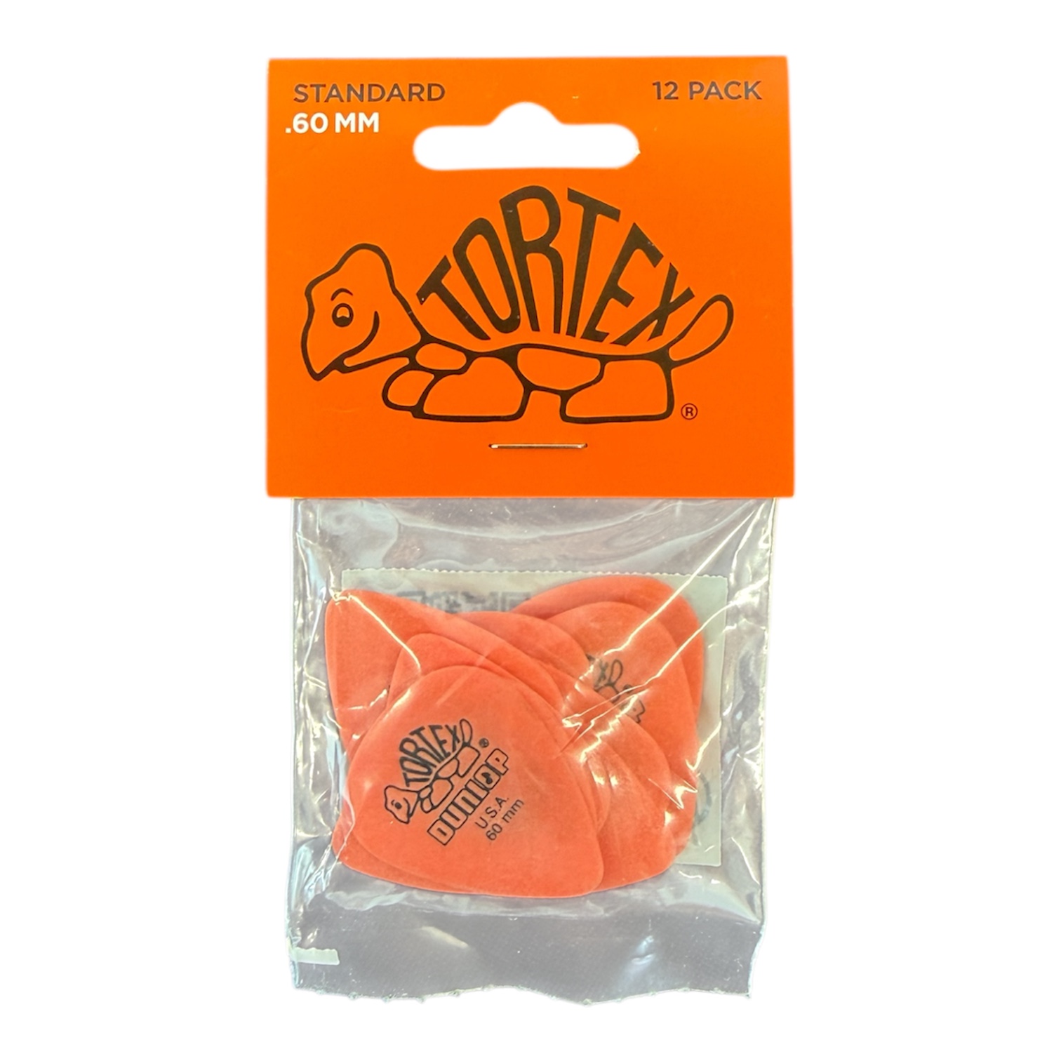 DUNLOP Tortex 0,60 Picks Player's Pack 12 Pack Plektrum Set 0,60 mm