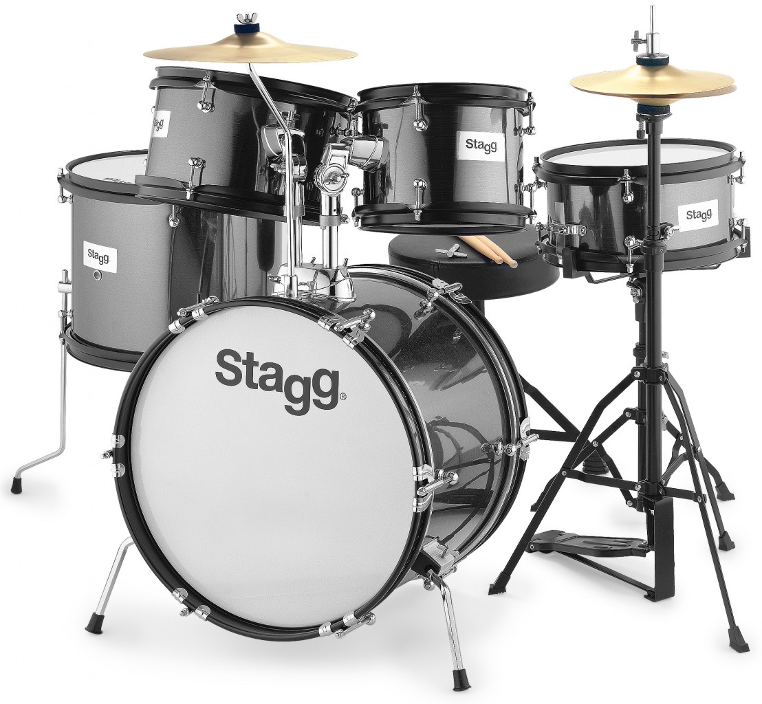 24132-1280x1024_90_TIM_JR_5_16B_BK-2 STAGG Schlagzeug für Kinder - schwarz 5-teilig 16"