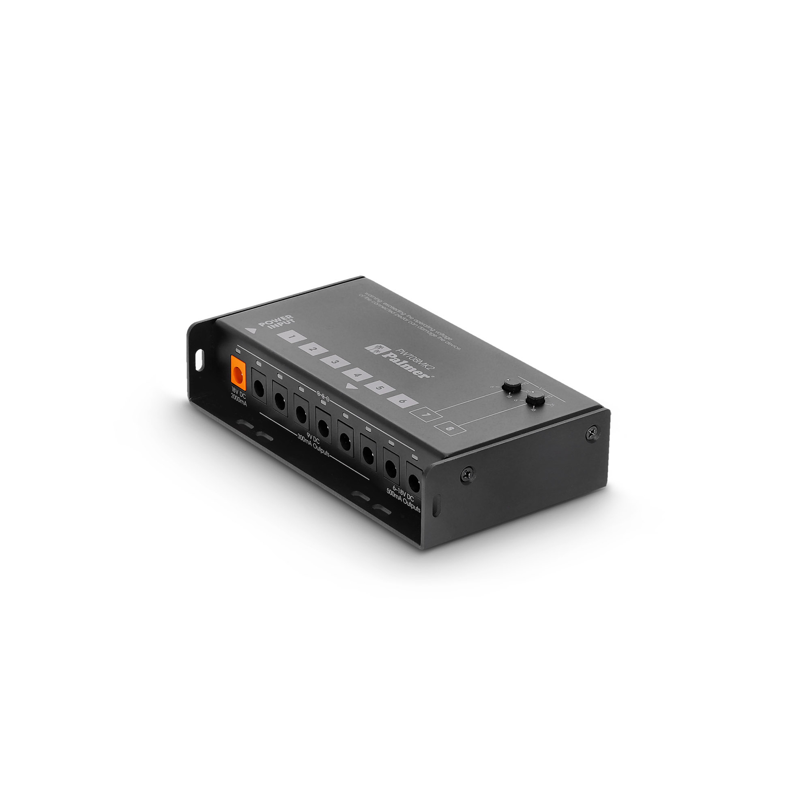 PALMER PWT08MK2 Universal Pedalboard Netzteil 8 Ausgängen