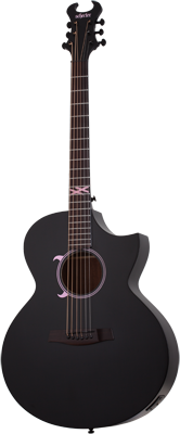 SCHECTER SC3739 Westerngitarre, Machine Gun Kelly Acoustic, Satin Black