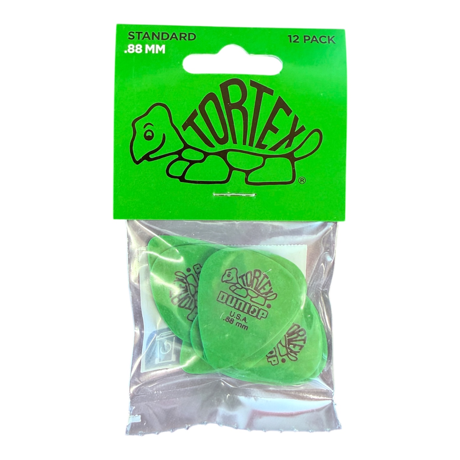 DUNLOP Tortex 0,88 Picks Player's Pack 12 Pack Plektrum Set 0,88 mm