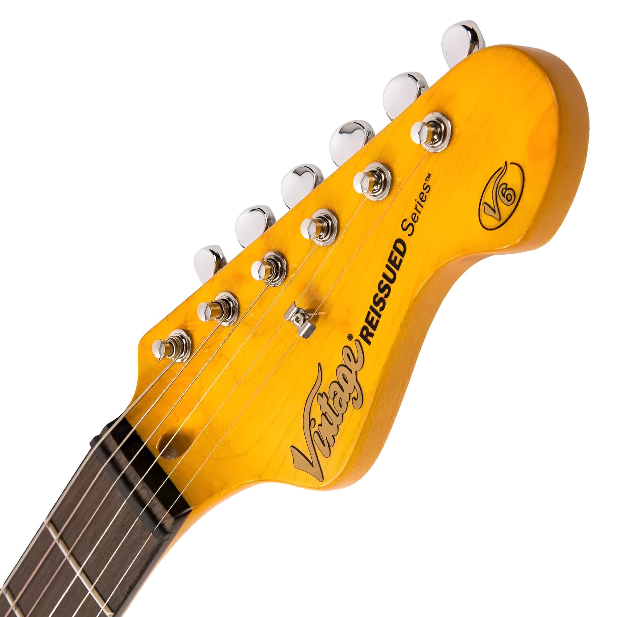 VINTAGE Reissued V6BB ST-Style E-Gitarre