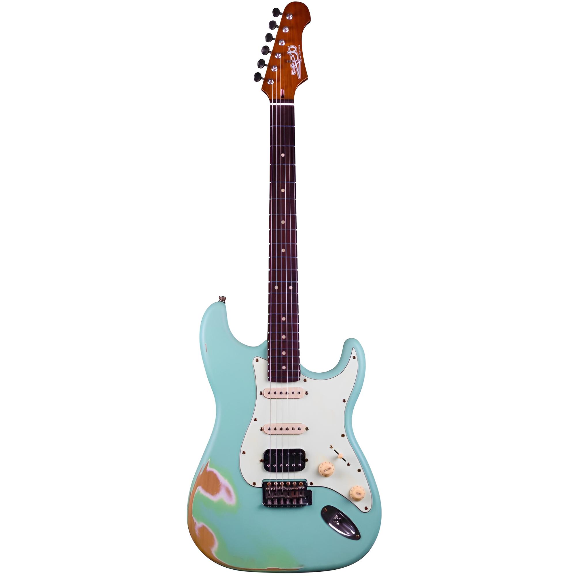 JET Guitars JS400 RSFG Surfgreen Relic E-Gitarre