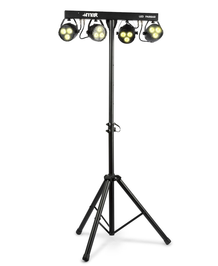 MAX PARTYBAR4 LED Party Lichtbar 4 Way  3x 4-IN-1 RGBW