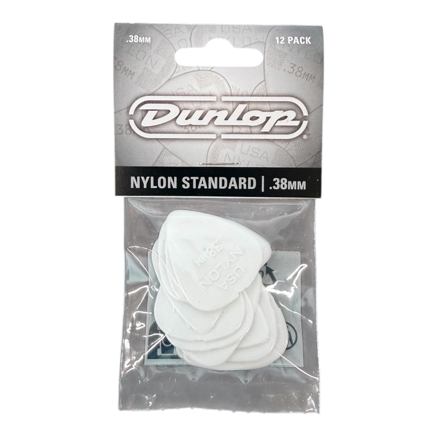 Dunlop Nylon Standard Picks 0,38 mm 12er Player's Pack
