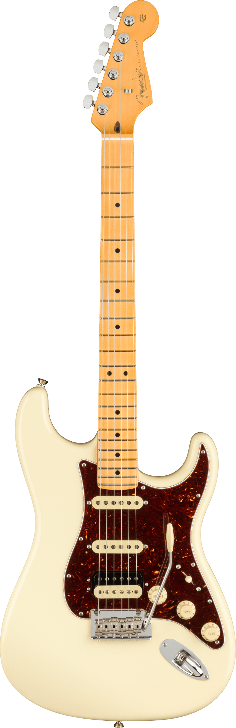 FENDER AMERICAN PROFESSIONAL II STRATOCASTER HSS Maple Fingerboard, Olympic White