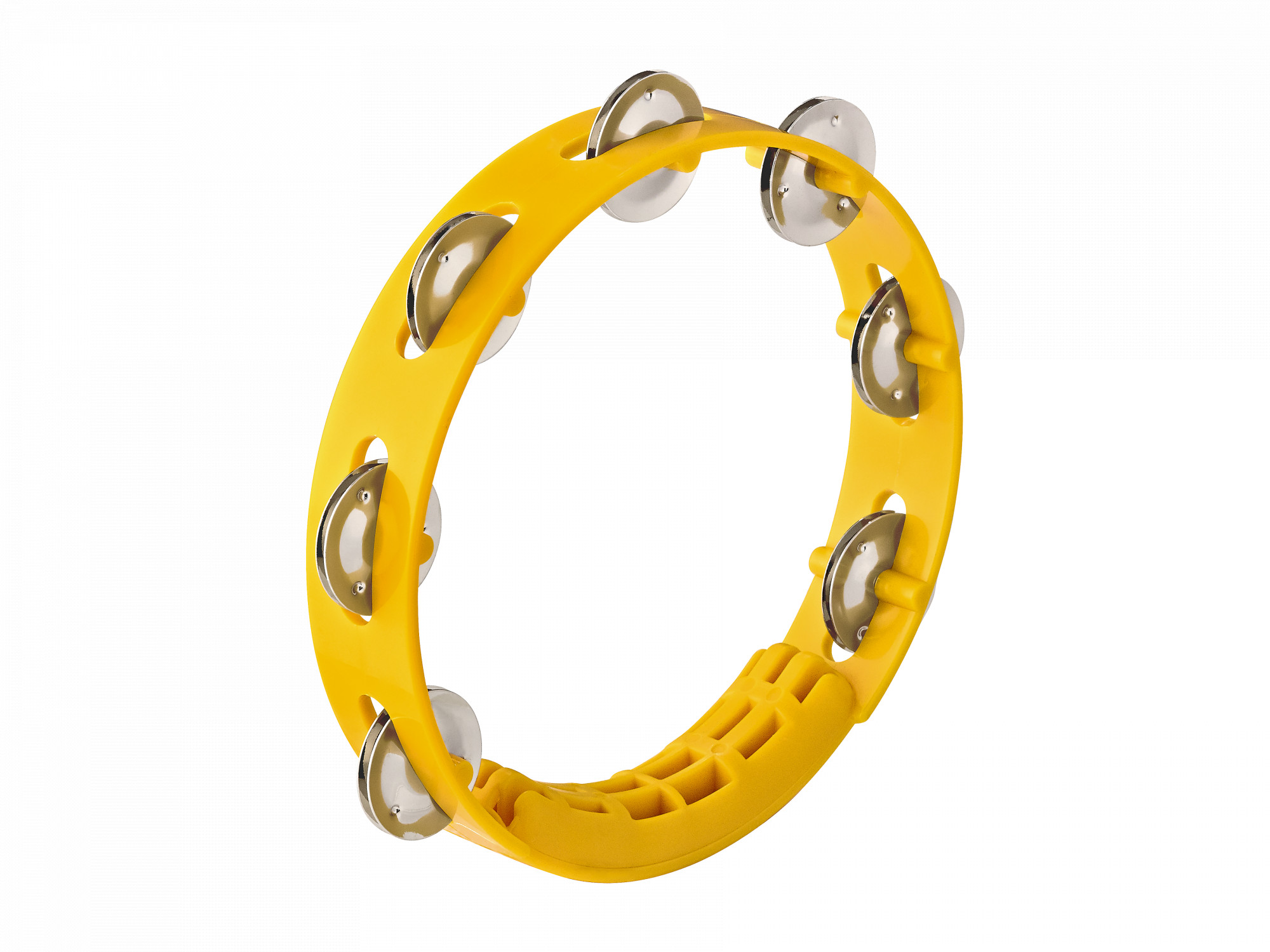 NINO Percussion Compact ABS Tambourine 8" - Yellow