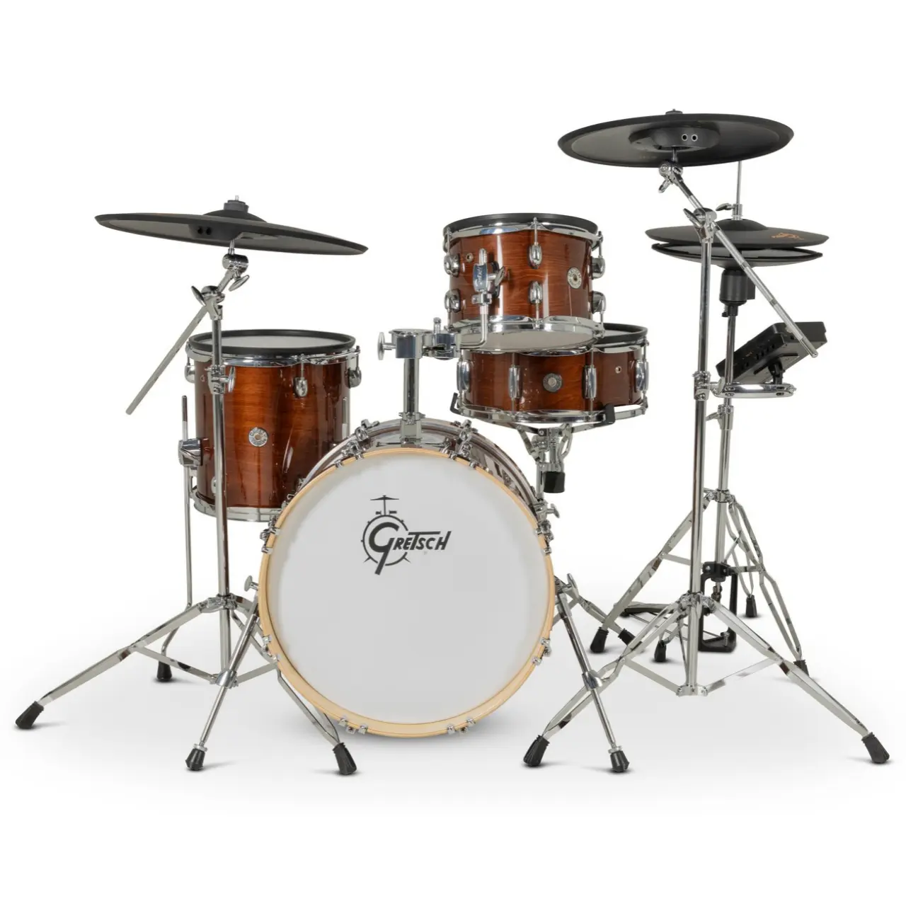 GRETSCH Catalina EVO 4 Piece Kit - Walnut Glaze - E-Drumset