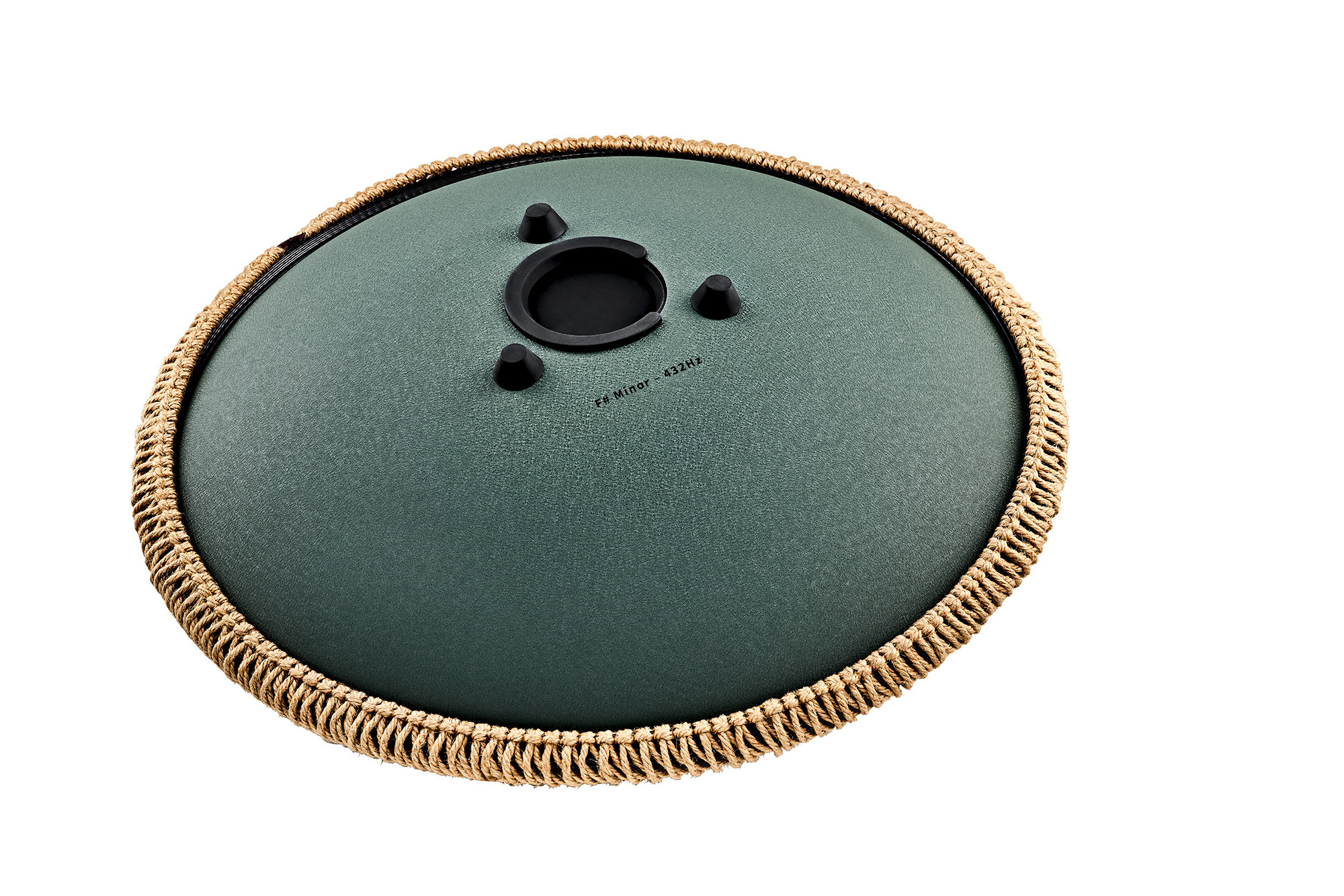 MEINL OSTD4DGE Sonic Energy 16" Octave Steel Tongue Drum – Fis Moll, 432 Hz, Dunkelgrün