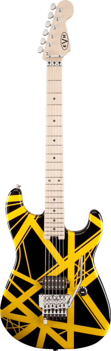 EVH Striped Series Black with Yellow Stripes