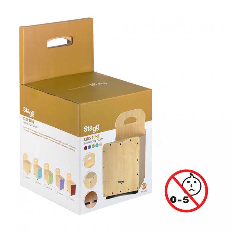 STAGG CAJ-KID-RD Kids Cajon Rot - Cajon für Kinder
