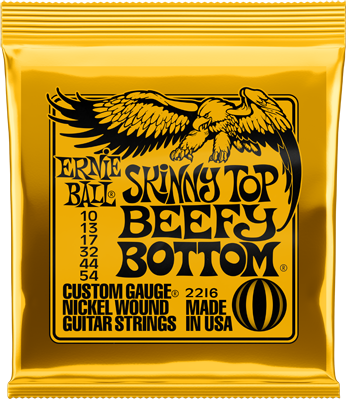 ERNIE BALL Slinky Nickel, Skinny Top Beefy Bottom 10-54