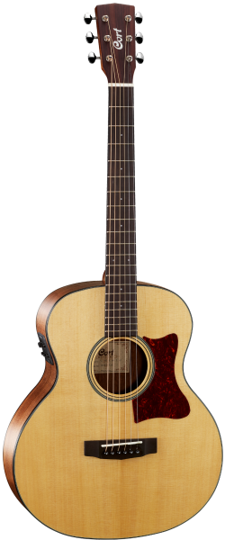 CORT Westerngitarre, Little CJ, Open Pore, Preamp, Tasche