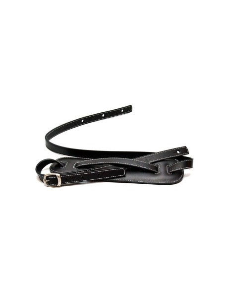 BOURBON STRAP Rockabilly Slim Black Gitarrengurt