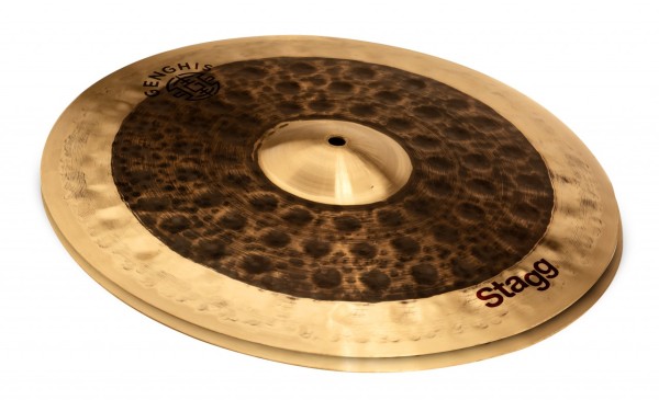 STAGG GENG-HM14D 14" Genghis Medium-Hi-hat, Duo-Serie